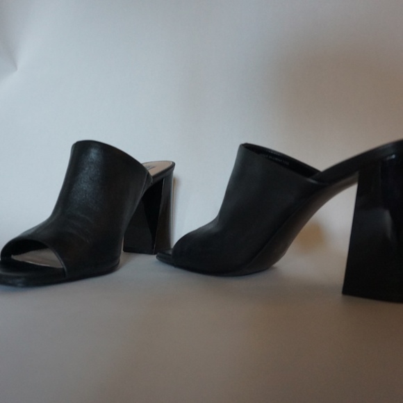 Steve Madden Leather Heels Sandals - Picture 7 of 9